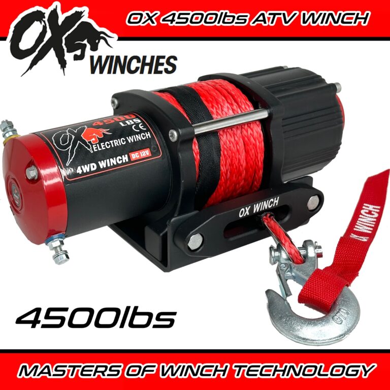 OX 4,500lbs ATV Winch